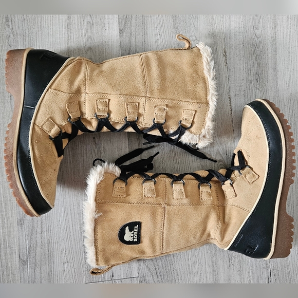 Sorel Womens TIVOLI HIGH II Waterproof Winter Boots NL2093-373 Size 7.5 Tan - Picture 8 of 15